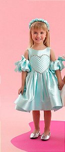 Vestido Infantil de Festa Coração Tiffany da Petit Cherie
