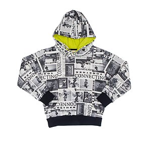 Blusa Infantil de Frio Masculina Capuz Fechada