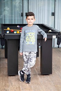 Camiseta Infantil de Manga Longa Malha da Have Fun