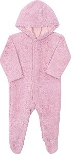 Macacão de Bebê Longo Feminino em Pele da Nini Bambini
