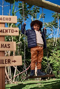 Jaqueta Infantil Masculina Impermeável Quentinha