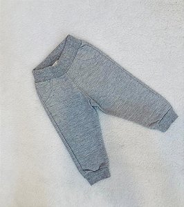 Calça de Bebê em Moletom com Punho Unissex