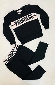 Conjunto de frio Feminino Princess da Pituchinhus