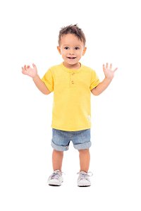 Camiseta Infantil Masculina de Verão Arrumadinha Duas Cores