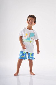 Pijama Infantil Masculino de Dinossauro da Up Baby