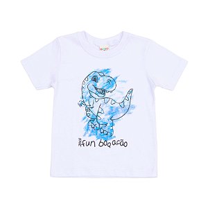 Camiseta Infantil Unissex Boa Ação duas Cores da Have Fun