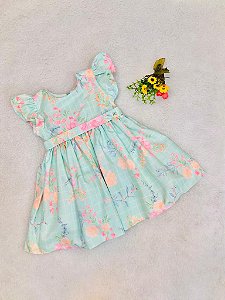 Vestido de Bebê de Festa Floral da Petit Cherie