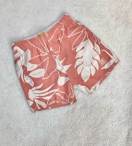 Shorts Infantil de Praia Tactel Folhas da King Joe