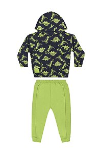Conjunto Infantil e de Bebê de Frio Dinossauro Neon da Quimby