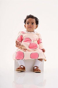 Vestido de Bebê Ursinha de Molecotton da Up Baby 2 Cores