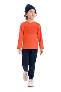 Camiseta Infantil Masculina Manga Longa da Quimby