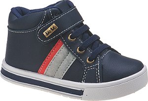 Bota Infantil Masculina com Velcro e Cadarço Fixo 2 cor