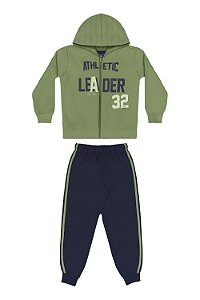 Conjunto Infantil de Frio com Jaqueta Aberta da Bee Loop