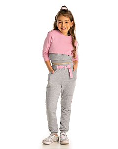 Conjunto Infantil de Moletom com Calça Jogger