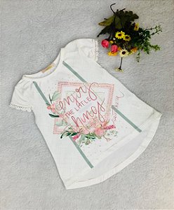 Blusa Infantil Batinha com Brilho da Petit Cherie