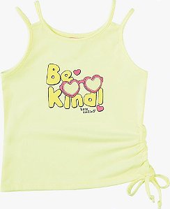 Blusa Infantil Feminina de Verão Modelo Regata