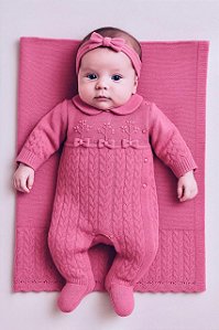 Kit de Maternidade Feminino Rosa da Malharia Noruega