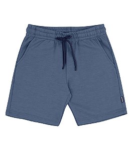 Bermuda Infantil Masculina Biogas Azul Andes Moletom