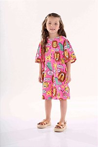 Vestido Infantil de Verão Safari Moderno da Up Baby 2 Cores