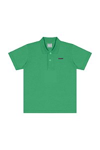 Camiseta Infantil Masculina da Quimby Polo Malha de Algodão