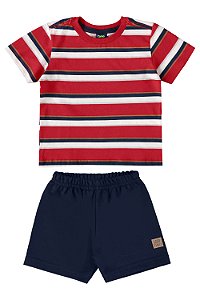 Conjunto de Bebê da Bee Loop Bermuda Fresquinho