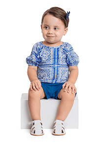 Conjunto de Bebê Feminino Fresquinho Arrumadinho