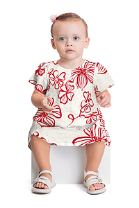 Vestido de Bebê Feminino Fresquinho Arrumadinho