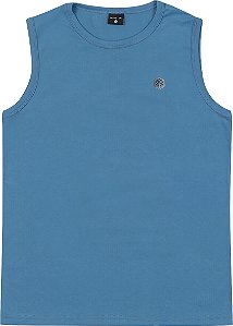 Camiseta Regata Juvenil Masculina Malha de Algodão