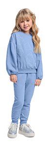 Conjunto Infantil de Moletom Feminino da Arrumadinho