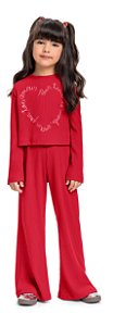 Conjunto Infantil Feminino Meia Estação Calça da Bee Loop