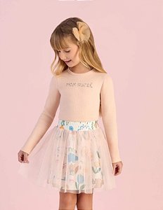 Conjunto Feminino Infantil da Mon Sucré Saia Arrumadinho