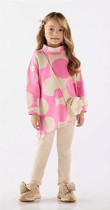 Conjunto Infantil Feminino da Up Baby Estiloso Legging