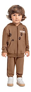 Conjunto Infantil de Frio da Bee Loop Aberto com Capuz