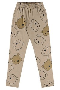 Legging Infantil Cotton da Bee Loop Panda duas Cores
