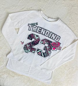 Blusa Juvenil de Manga Longa Feminina da Authoria Fechada