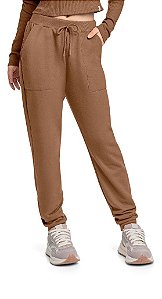 Calça de Moletom Juvenil Feminina da Gloss Com Punho