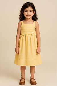 Vestido Infantil Casual Fresquinho Modelo Rodado