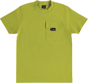 Camiseta Juvenil Masculina Malha de Algodão Bolso
