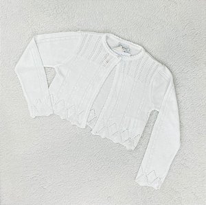 Bolero de Linha Infantil da Malharia da Noruega Tricô