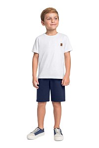 Conjunto Infantil da Bee Loop Bermuda Estiloso