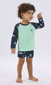 Conjunto Infantil de Sunga Proteção Solar
