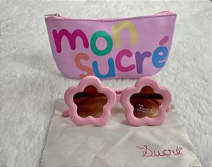 Óculos de Sol Infantil Mon Sucré Rosa Florsinha