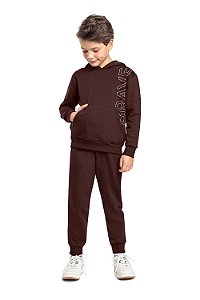 Conjunto Infantil Masculino Moletom Capuz