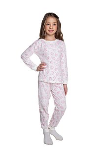Pijama de Menina Longo Infantil Algodão Have Fun