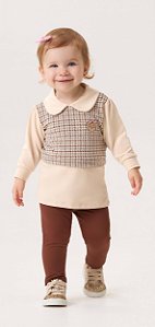 Conjunto Bebê Menina Calça Legging Dila