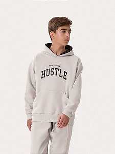 Blusão Juvenil Masculino Moletom Capuz Dila