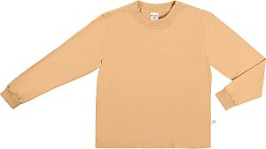Camiseta Infantil Unissex Manga Longa Algodão