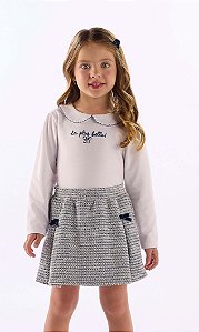 Conjunto Infantil Feminino Saia Shorts Up Baby