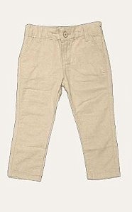 Calça Infantil Masculina Linho Bolso Faca