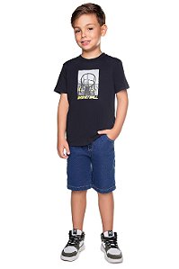 Camiseta Juvenil Masculina Have Fun Preta